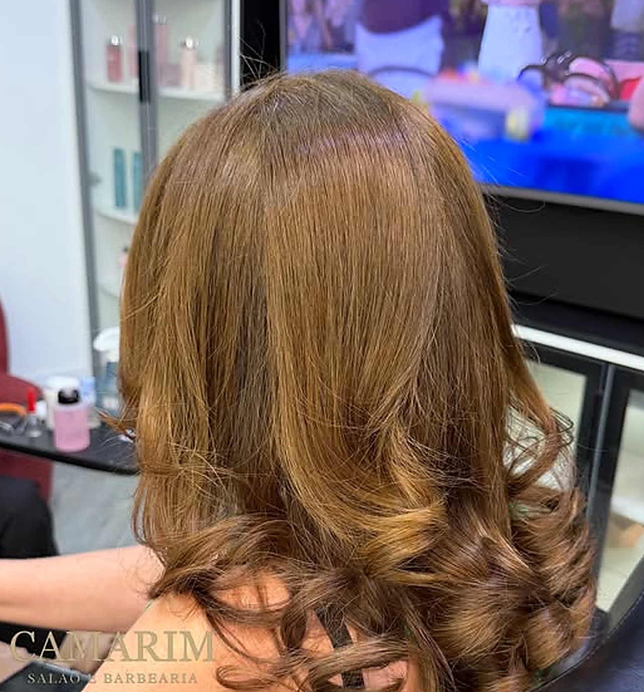 Camarim — resultado de cabelo com ondas